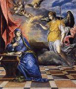 El Greco The Annuciation oil on canvas